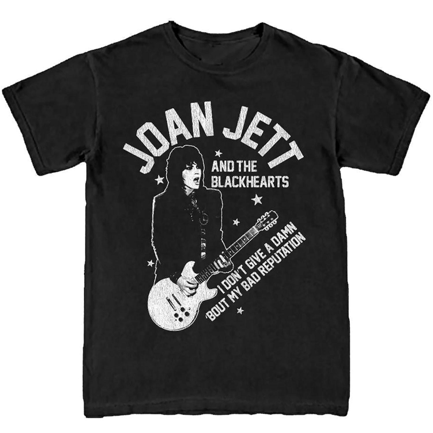 Men s Joan Jett Bad Reputation Slim Fit T-shirt Small Charcoal S