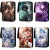 400900 pièces Anime Genshin Impact Compartiments Yae Miko Raiden Shogun Jeu Classeur à fermeture éclair Livre de Collection de Cartes Jouet Cadeau d'Anniversaire