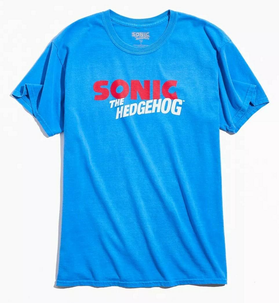 26 Sonic The Hedgehog Pigment Dye 1991 No Time for Games Tee Shirt New Unisex T-Shirt M