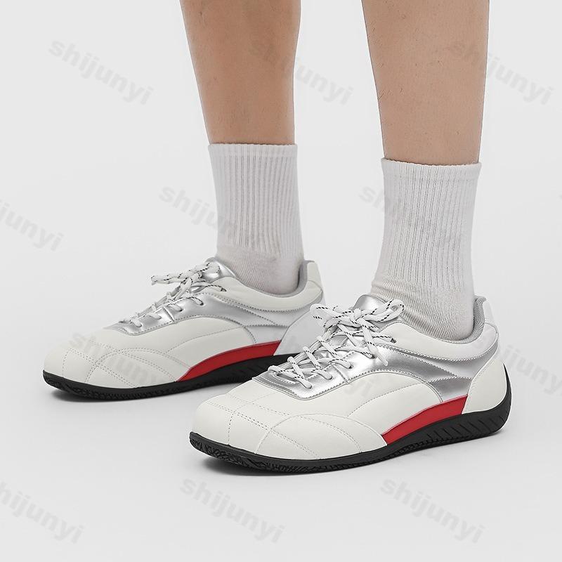 Mode 2025 Frühling Neue Herrenmode Trend Rutschfeste Lässige Sportschuhe Dünnsohlige Low-Top Vielseitige Bequeme Schnür-Flache Sneaker
