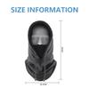 Winter Balaclava Hood for Unisex with Adjustable Drawstring Windproof Mask Full Face Ski Mask Hat Men's Hat Scarf Accessories