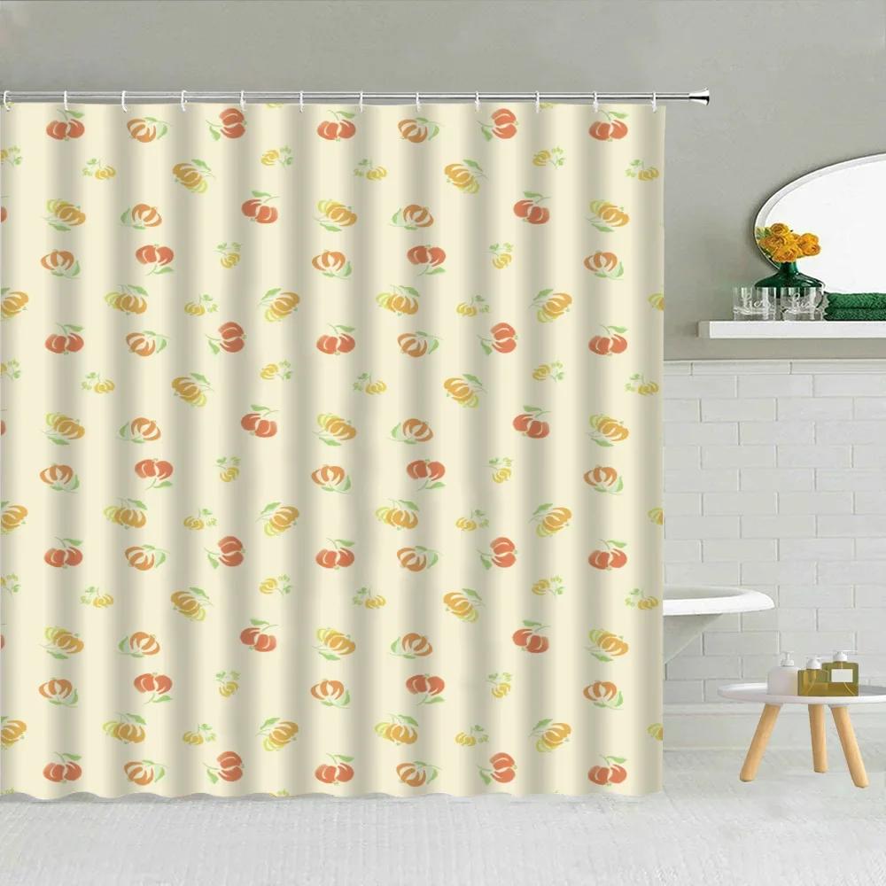 

Little Cherry Things for the Bathroom Accessories Set Folding Partition Bath Curtain Shower Curtains Bedrooms Houses Rooms Home W90XH180cm