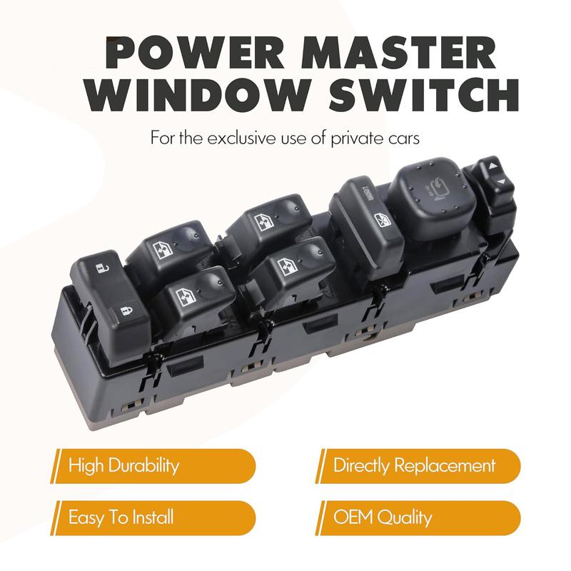 15883319 Window Control Switch For GMC Sierra Yukon XL Chevy Avalanche Suburban Tahoe Cadillac Escalade Hummer H2 2003-2006   4.