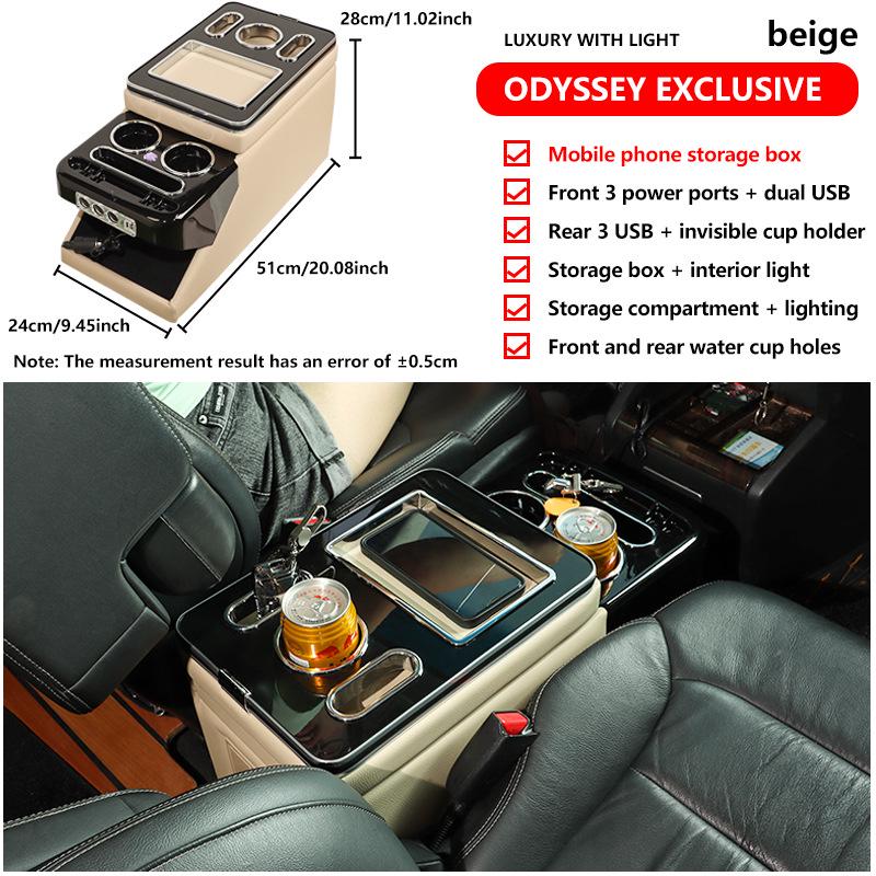 Volkswagen Caravelle/Multivan T5 T6 Luxgen Armstöd Förvaringslåda