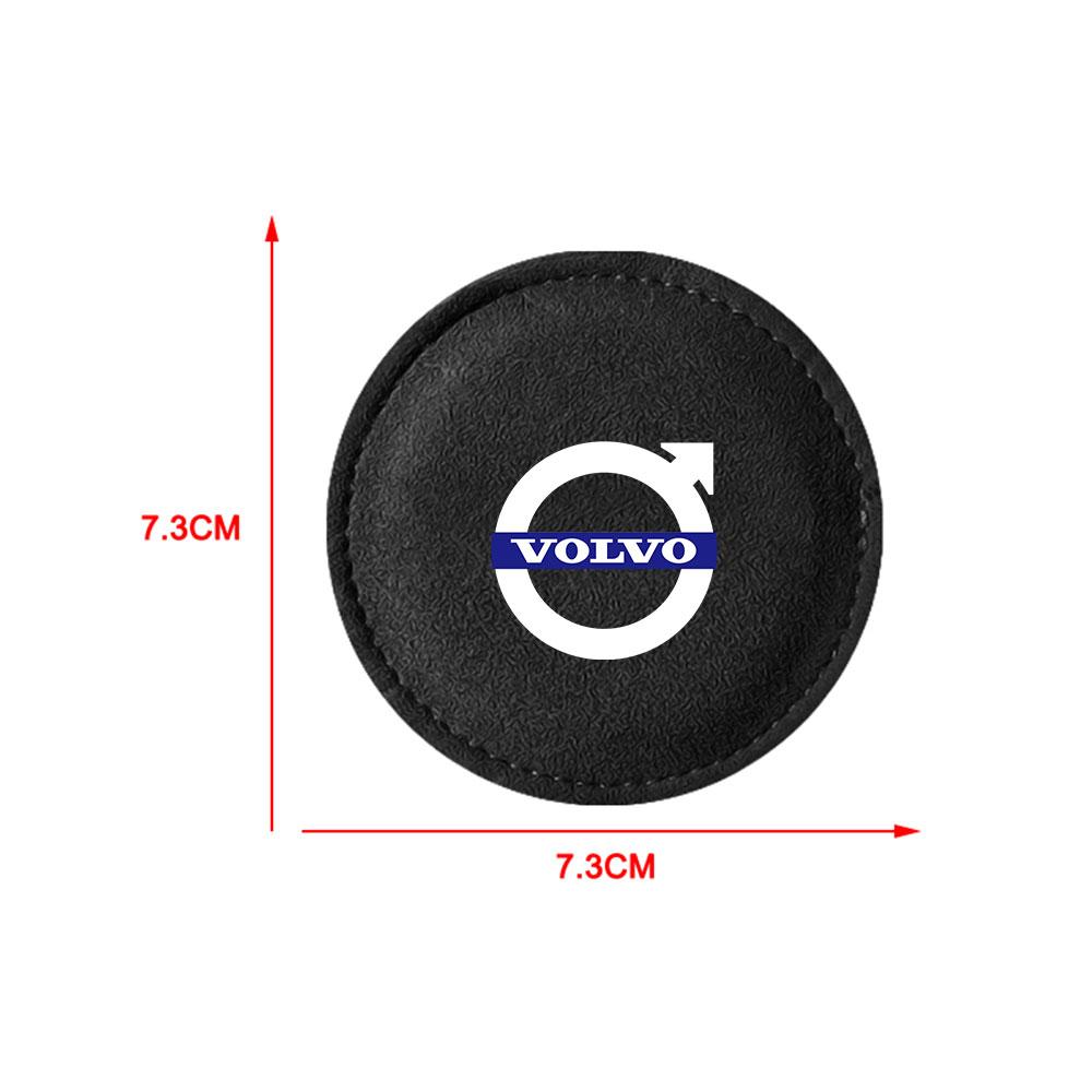 szwdr4 Car Anti-slip Pad Water Cup Holder Mat Bottle Auto Badge For Volvo Rdesign T6 AWD C30 C70 S40 S60 S70 S80 S90 V40 V50 V60 V70