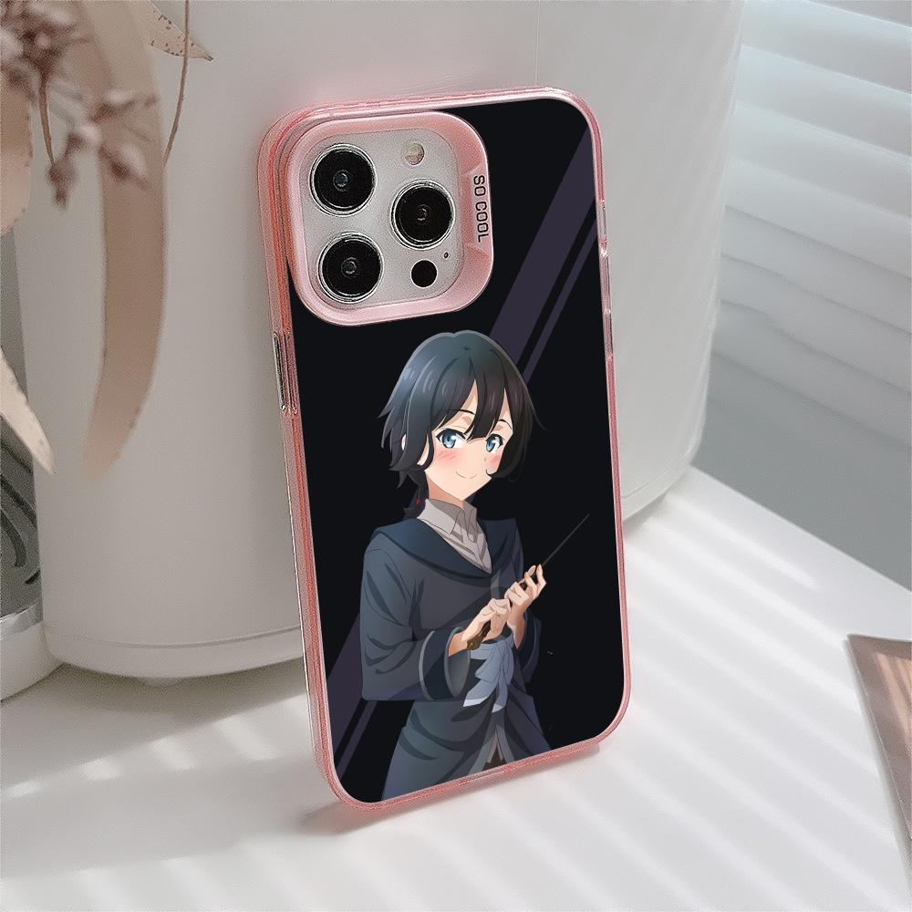 Wandering Witch Saya Phone Case for iPhone 17 16 15 14 13 12 11 X XR XS Air Pro Max Plus Pink Colorful Silver Cover