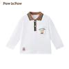 PawinPaw Cartoon Bear Kids' Polo Long-Sleeve T-Shirt