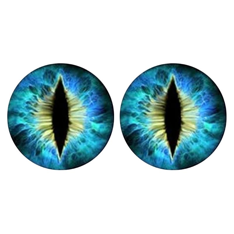 

1 Pair Headlight Decal Sticker Beast Eyes Headlight Decals 3D Stereo Eyes Headlight Bumper Stickers Decals синий