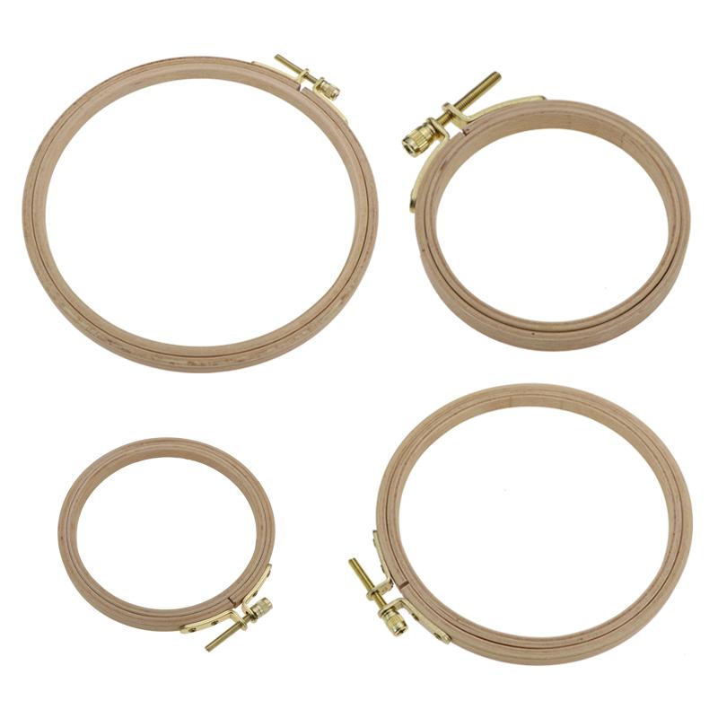 1PC Needlework Wooden Frame Embroidery Hoop Hoop Ring Beech Sewing Tools Sewing Manual Tool