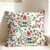 S-Shannon S-Snow Pillow Cover  Vintage Pillow Case For Sofa Bedroom Home Decor Soft Cushion Cover Birthday Present