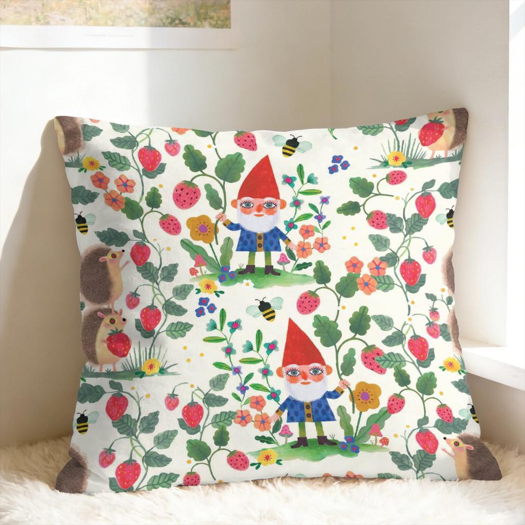 S-Shannon S-Snow Pillow Cover Vintage Pillow Case For Sofa Bedroom Home Decor Soft Cushion Cover Birthday Present
