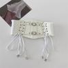Wide Women Waistband Leopard Print Corset Belt New Waist Belt Decoration  for Dresses