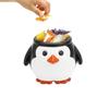 Christmas Penguin Candy Storage Box Red Hat Penguin Chocolate Goodies Snack Container Figurine Statue Resin Ornament