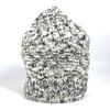 Rhinestone Beanie Knit Hat Knit Cap Knit Hat Wool / Cashmere Black/White