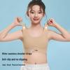 Seamless Foundation Fixed Cup Wireless Bandeau Bra for Girls: Comfortable, Thin, and Student-Friendly Vest Design.