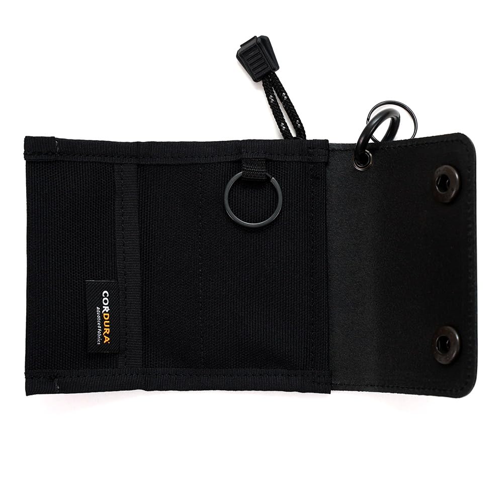 AGILITY affa Melange Key Case - Smart Key, Card, Coin, Tri-fold, Water-Repellent, Compact, with Carabiner