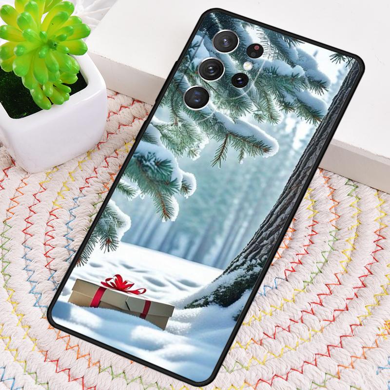 Landscape Winter Light Snow Silicone Phone Case For Samsung Galaxy Note 10 Pro S26 S25 S24 S23 S22 S21 Plus S25Ultra Capa Cover
