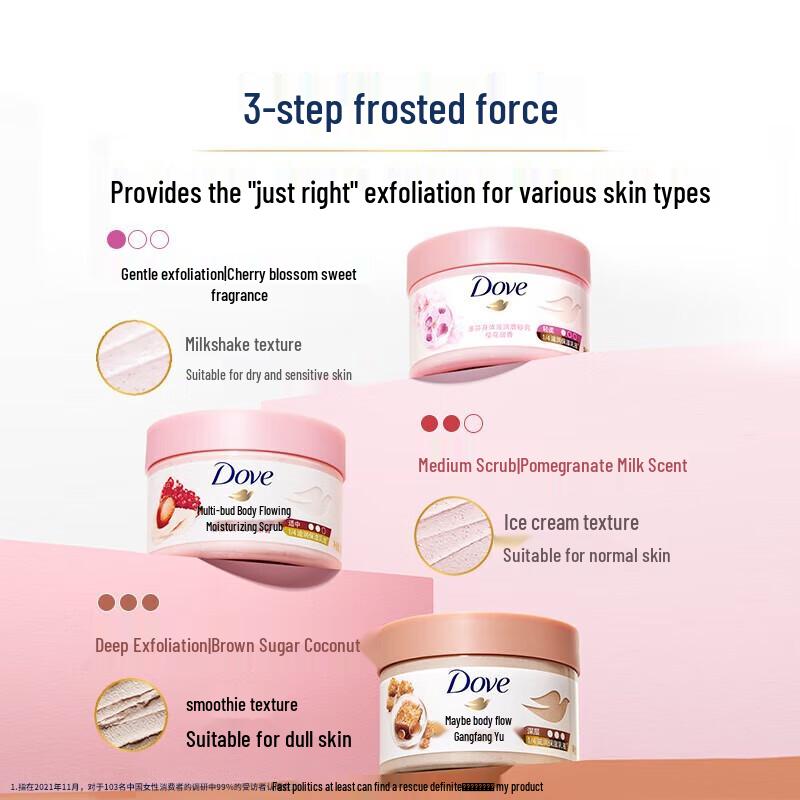 Dove Cherry Blossom Body Scrub 298g