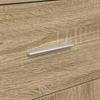 Sideboard with Drawers Sonoma Oak 38 x 34 x 75 cm