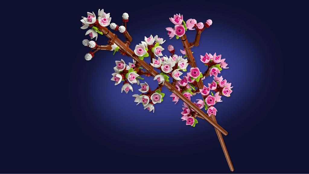 LEGO Botanical Cherry Blossom Toy - Birthday Present for Girls and Boys, Ages 8, 9, 10, Elementary School Students - Building Blocks - Flower Bouquet