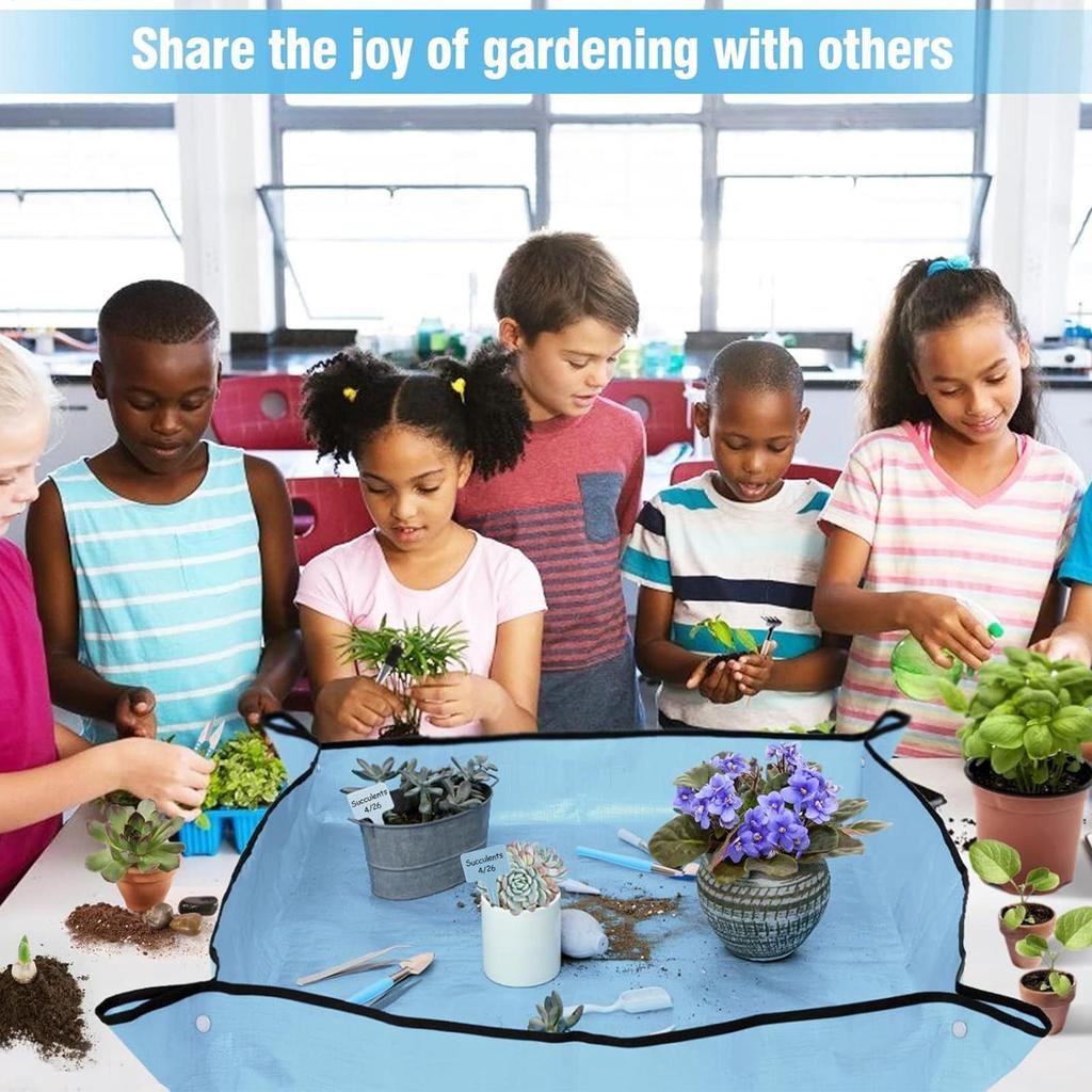 Garden Tools For Gardening Mini Gardening Equipment With Mat Garden Tool Set For Plant Repotting Mixing Watering Family Friends