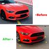 Car Front Bumper Lip Spoiler Diffuser Splitters Body Kit Aprons Cover Guard Trim For Ford Mustang MK6 2015 2016 2017