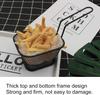 Stainless Steel Mini Square Fry Basket Multifunctional French Fries Holder Fried Food Table Serving Tool Kitchen Accessories New