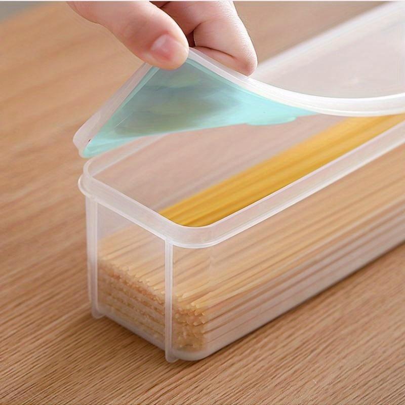 Kitchen Noodle Spaghetti Container Household Cereal Preservation Storage Box with Cover Spaghetti Box Kitchen Food Container