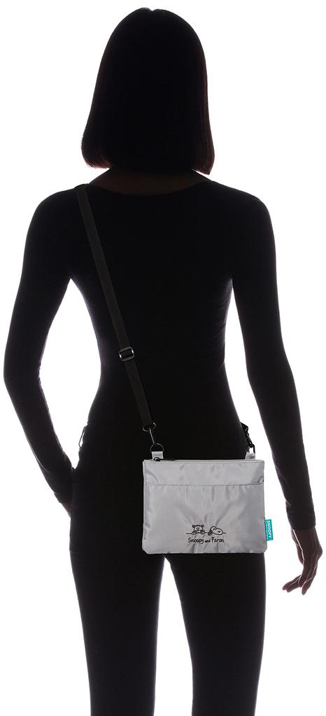 SNOOPY Umhängetasche, Minitasche, Kleine Umhängetasche, Sacoche, Crossbody, Leicht, Kleine Schultertasche, Furlon, Damen, Grau (SPZ-2646), Freie Größe