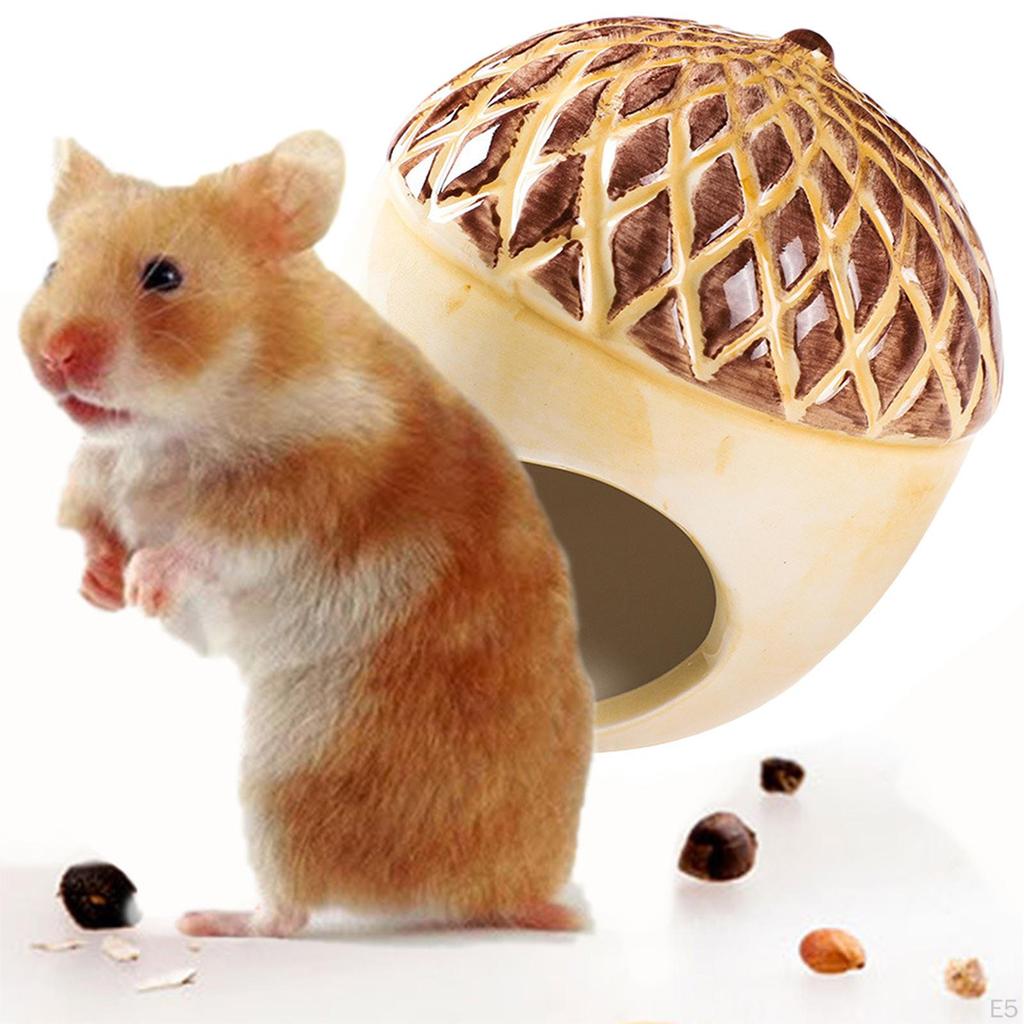Keramik Hamsterbetthäuser Niedliche Form Kleintier Tiere Lebensraum Käfig Haus und coole Verstecke