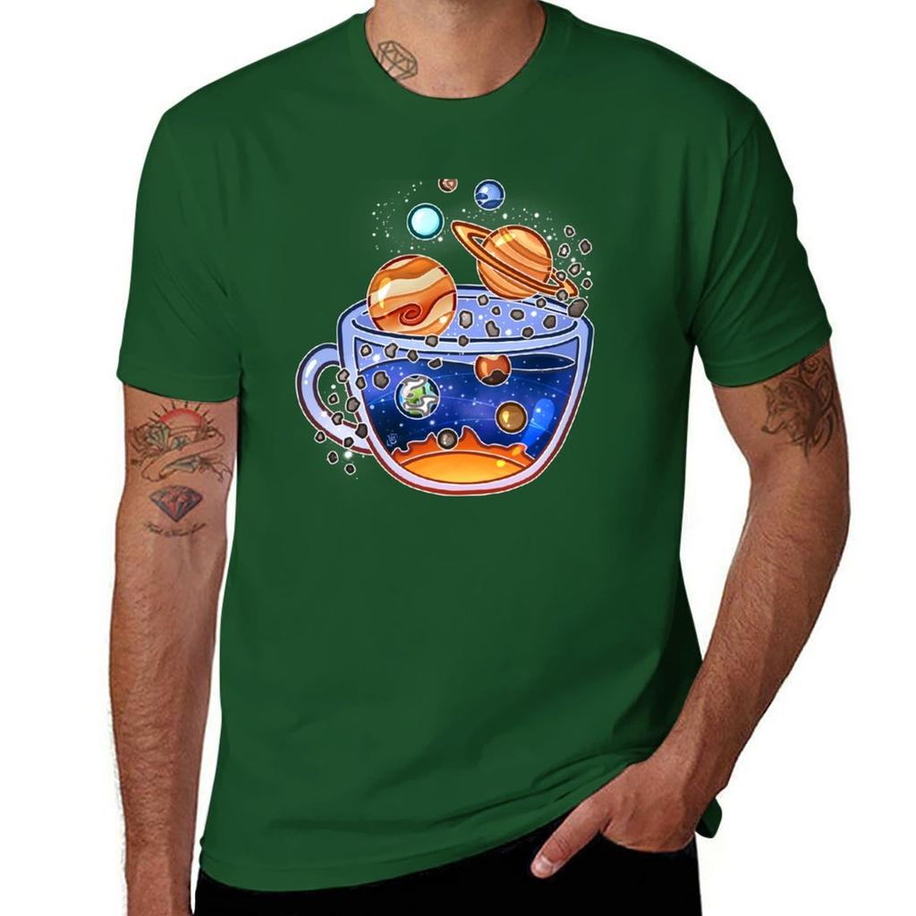 Solar System Tea TShirt kawaii clothes Blouse animal prinfor boys vintage clothes mens t shirt graphic