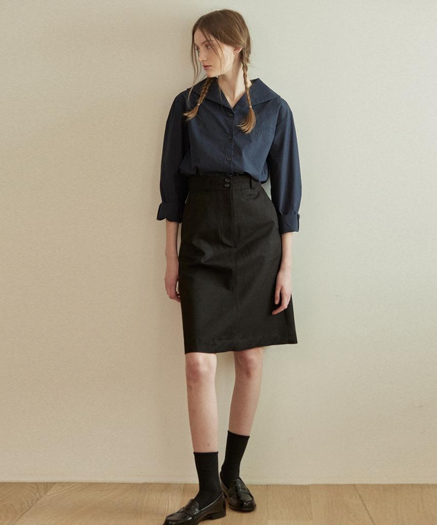 NONLOCAL Marine Collar Shirt - 2Color