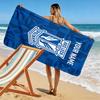 Custom KKS Lech Poznań Print Beach Towel, Large Soft Quick Dry Towel for Beach Camping Swimming