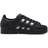 adidas Originale SUPERSTAR Abriebfeste Niedrige Skateboard-Schuhe Unisex Schwarz Silber JI0079(Team91- )