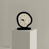 Desktop Clock Cream Style Table Silent Clock Ornament Living Room Decorations Desk Clock Modern Design Home Counter Tops Decor