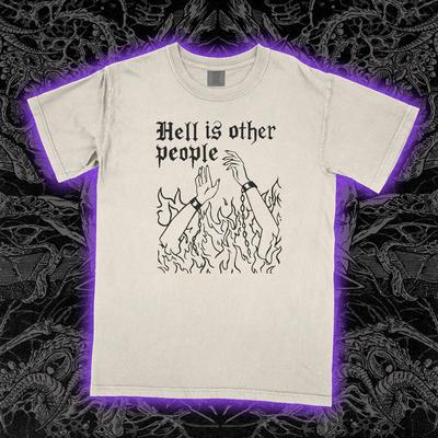DIE HÖLLE SIND ANDERE Menschen Shirt Jean-Paul Sartre Philosophie Nihilismus Unisex T-Shirt