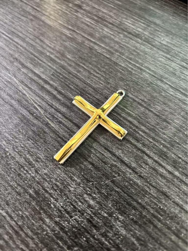 Abalorios de Cruz de Aleación y Accesorios para Llaveros para Joyería DIY