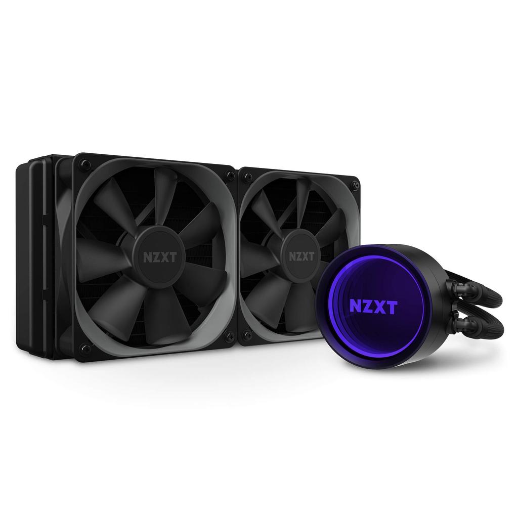 NZXT KRAKEN X53 Simple Liquid CPU Cooler RGB Compatible 240mm FN1444 RL-KRX53-01