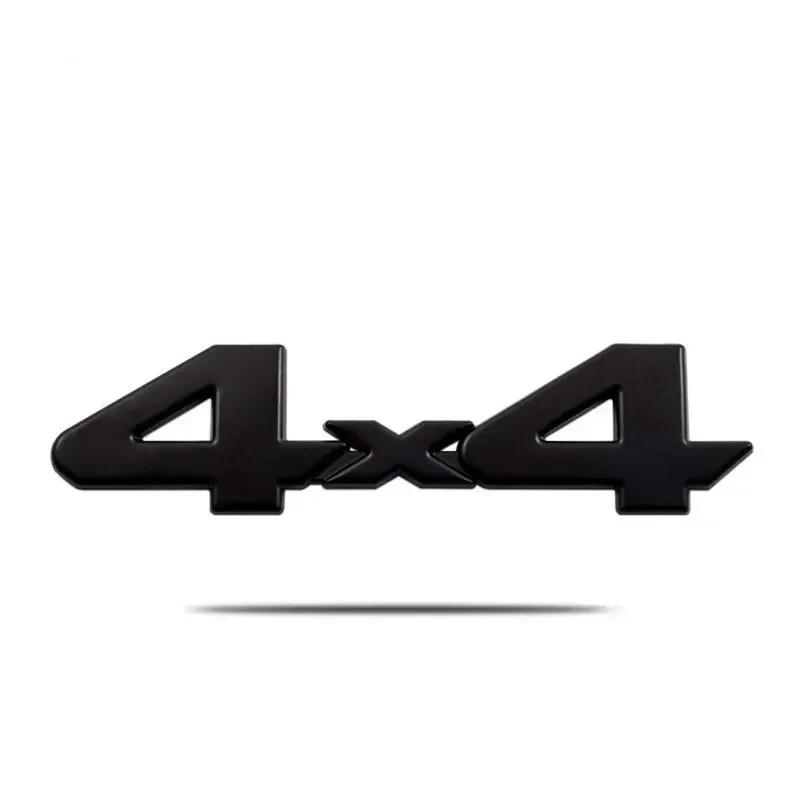 3D Metal 4X4 Logo Car Rear Trunk Fender Emblem Badge Sticker Decals For Toyota Jeep Dodge Car Accessories