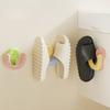 Estante para zapatillas con ventosa estilo dopamina – Montaje de pared para baño sin taladrar con drenaje | Almacenamiento multiescena