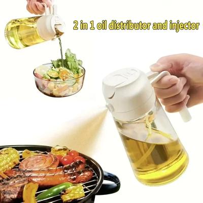 1 ST Oliespray voor Keuken Spray Oliefles Olie Wasmiddel Azijn Sojasaus Spuitfles Containers Wasmiddel