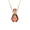 Crystal Perfume Bottle Pendant Necklace Aromatherapy Essential Oil Natural Stone Perfume Bottle Pendant Necklace