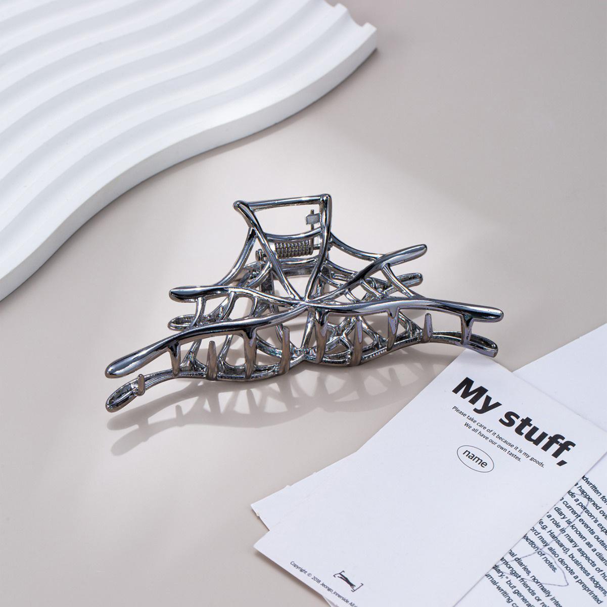 

Новый Металлический Краб для Волос в Виде Паутины из Сплава Хэллоуин Заколки-Клешни для Волос Зажим Заколка Зажимы Вечерние Аксессуары для Волос