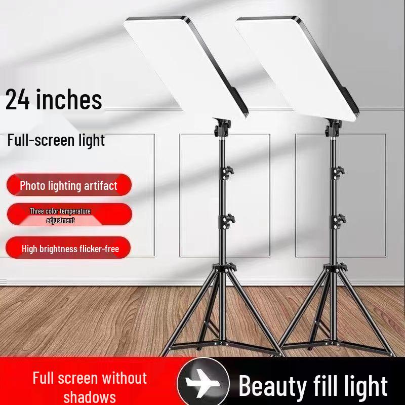 Panou profesional de lumină LED pentru streaming live și fotografie de interior