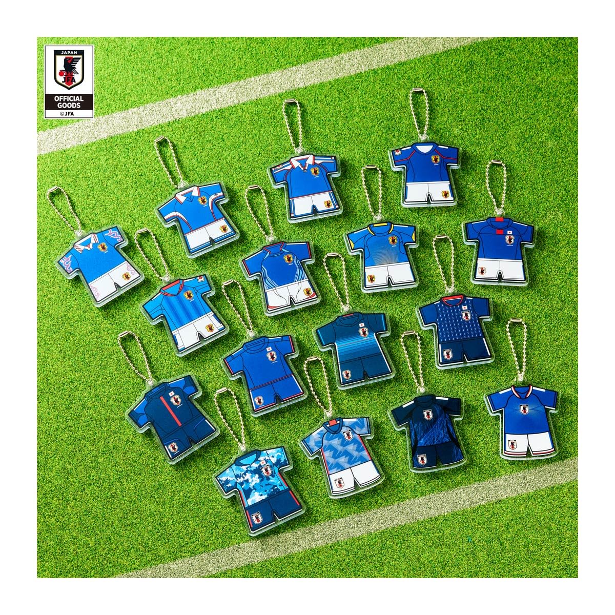 Bandai Acrylic Charm Biscuit Soccer Japan National Team ver. 2026 Snack Toy BOX Set 12