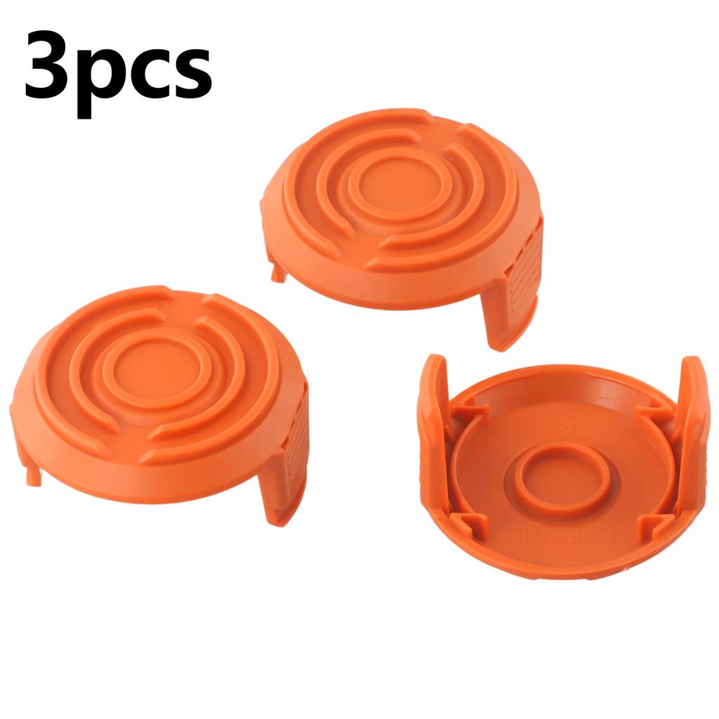Conveniently Replace Your Spool Cap with 3PCS String Trimmer Spool Cap Cover for WORXWG150 WG151 WG165 WG175 WG180 WG191