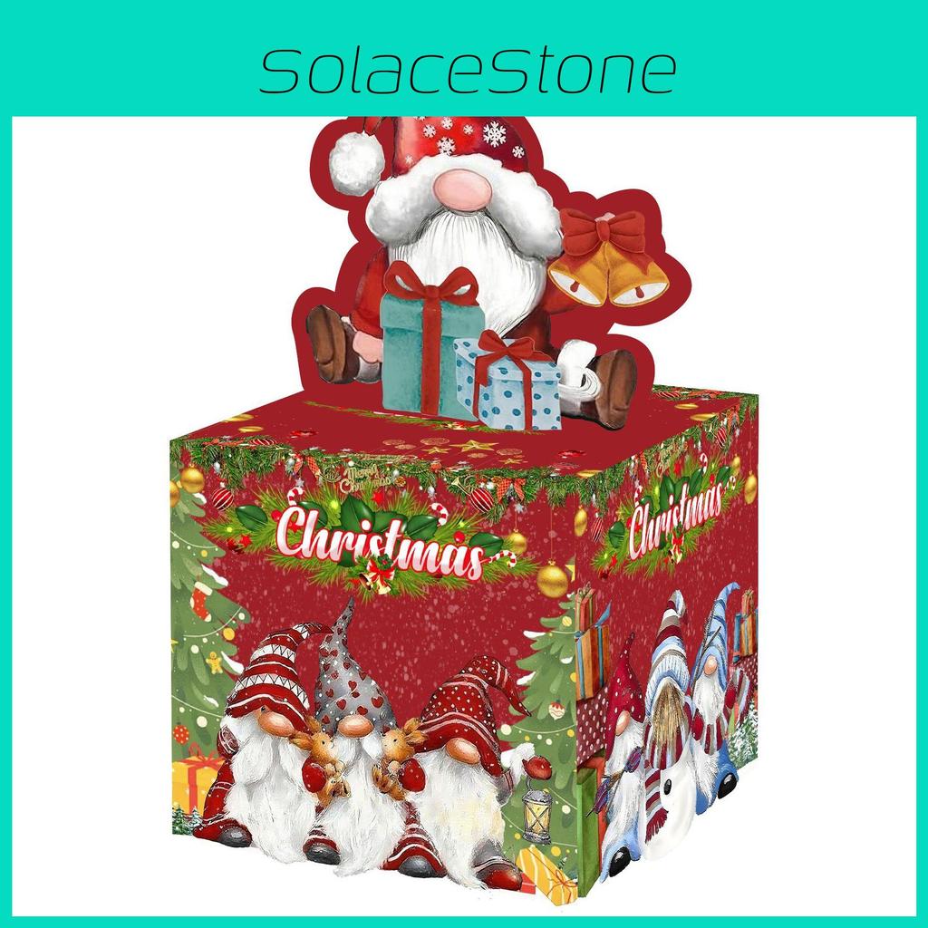 Holiday Decor Red Money Box For Christmas Party Celebrations And Festive Events