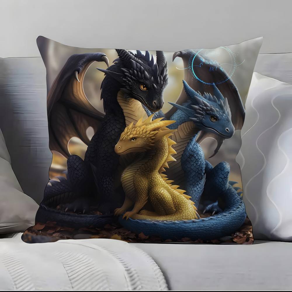 F-Fourth W-Wing D-D-Dragon Anime Pillow Case Pillowcase Soft Skin Friendly & Comfortable With A Hidden Zipper