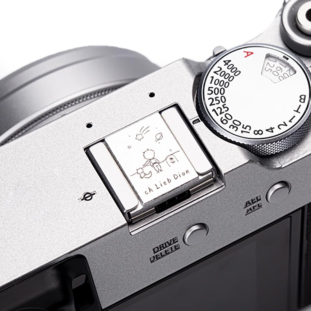 Metal Camera Hot Shoe Protective Cover Compatible with Nikon Z8 Z9 Z30 Z50 ZF D810 Fujifilm X100VI X100V X100F X100T Alloy Hot Shoe Cover D610, X-T4