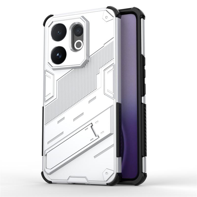 

For ViVo V60 Case ViVo V60 T4 Pro Cover Punk Style Holder Durable Bumper Shield Protective Back Phone Cases On ViVo T4 Pro Funda vivo T4 Pro белый